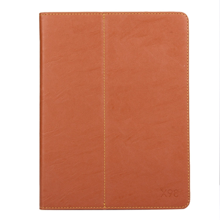 Teclast X98 Plus II Dual OS Tablet(WMC0662) Horizontal Flip Leather Case with Holder(Brown)