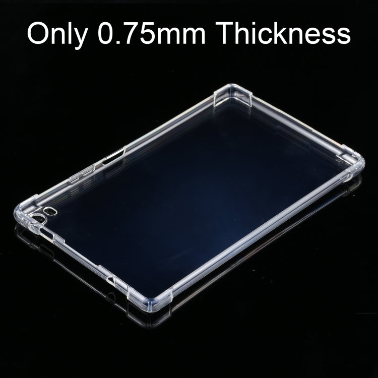 For Lenovo Tab 4 Plus 8.0 0.75mm Dropproof Transparent TPU Protective Case
