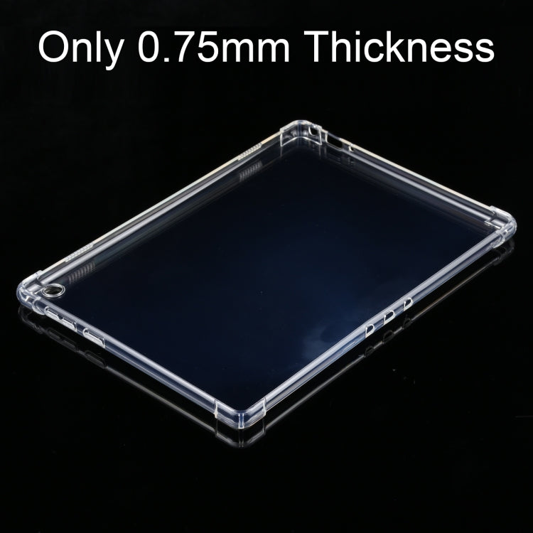 For Lenovo Tab M10 10.1 0.75mm Dropproof Transparent TPU Protective Case