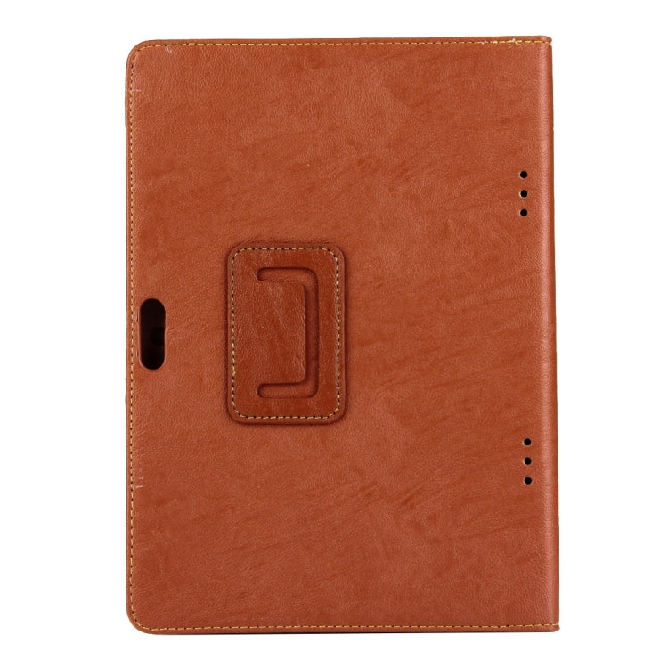 For Teclast  P98 3G Calling Tablet(WMC0660/WMC0661) Horizontal Flip Leather Case with Holder(Brown)