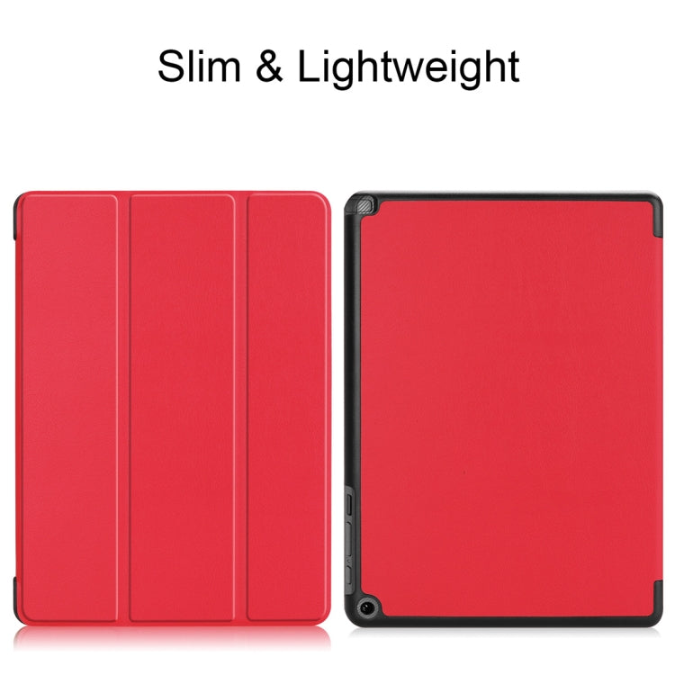 Custer Texture Horizontal Flip PU Leather Case for Acer Chromebook Tab 10, with Three-folding Holder