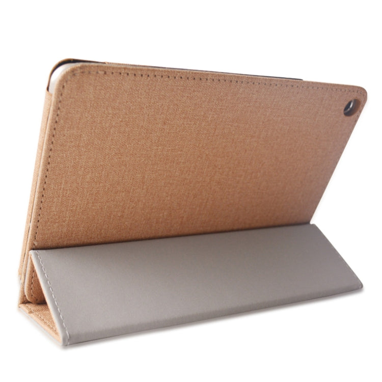 Anti-slip Texture Horizontal Flip PU Leather Protective Case for Teclast M89, with Three-folding Holder