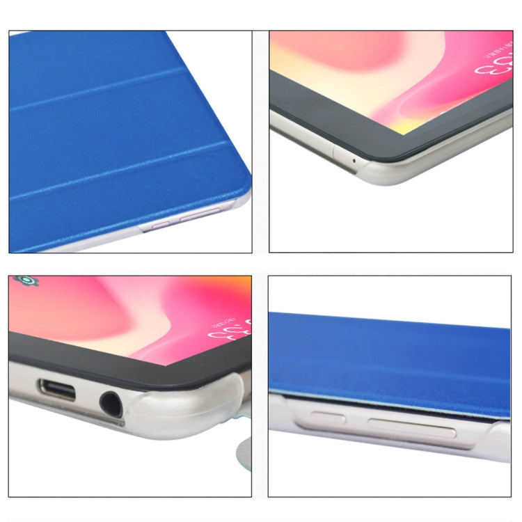 Frosted Texture Horizontal Flip PU Leather Protective Case for Teclast M89,  with Three-folding Holder