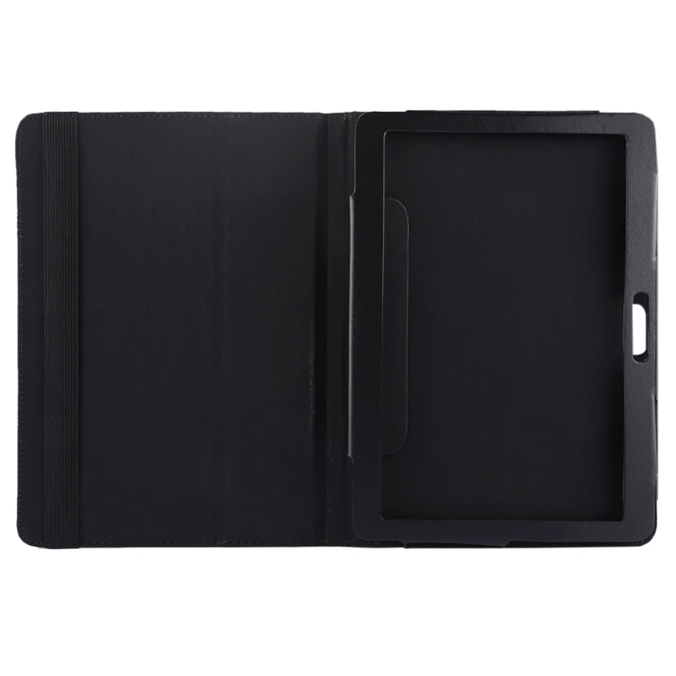 For Teclast  98 Octa Core (WMC1252) / X10 Quad Core (WMC1253) Litchi Texture Horizontal Flip Leather Case with Holder(Black)