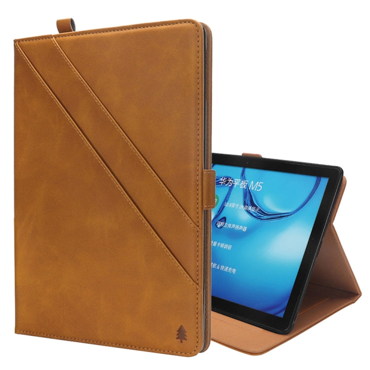 Horizontal Flip Double Holder Leather Case for Huawei MediaPad M5 10.8, with Card Slots & Photo Frame & Pen Slot