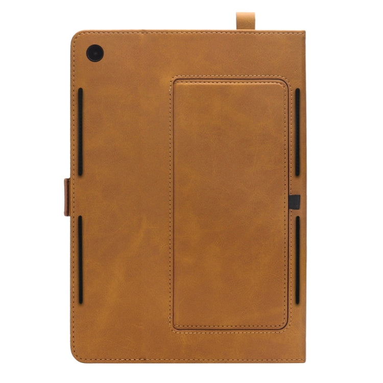 Horizontal Flip Double Holder Leather Case for Huawei MediaPad M5 10.8, with Card Slots & Photo Frame & Pen Slot