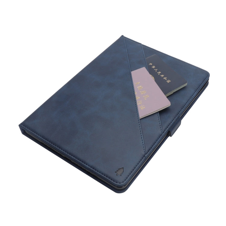 Horizontal Flip Double Holder Leather Case for Huawei MediaPad T5 10.1, with Card Slots & Photo Frame & Pen Slot