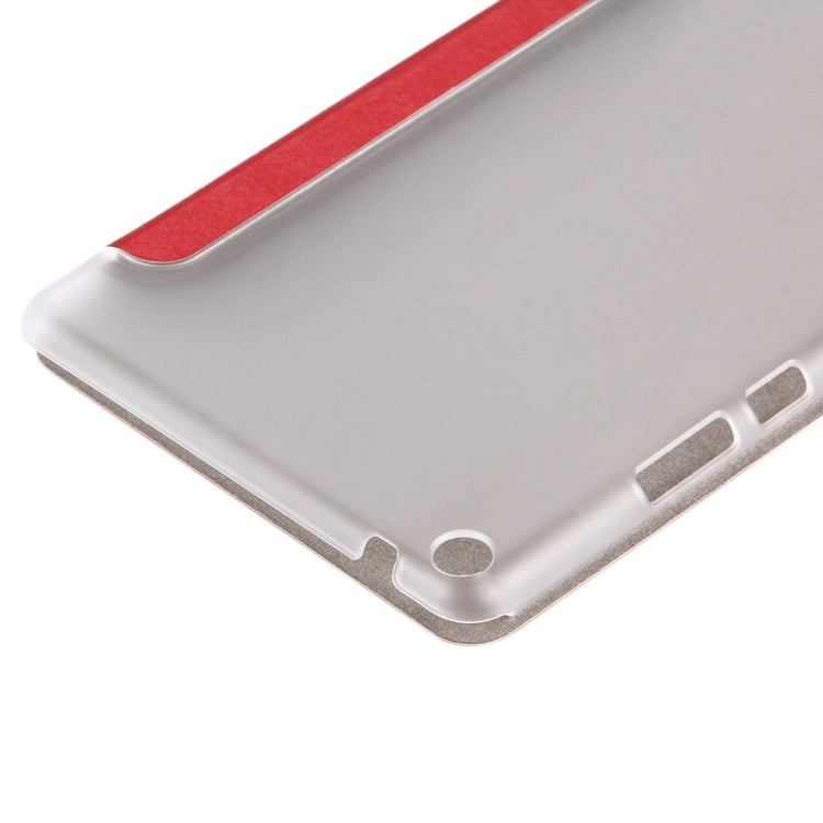 For Huawei  MediaPad T3 8 inch Silk Texture Horizontal Flip Leather Case with 3-folding Holder