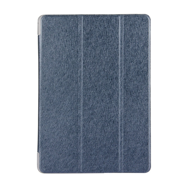 For Huawei  MediaPad T3 10 9.6 inch Silk Texture Horizontal Flip Leather Case with 3-folding Holder