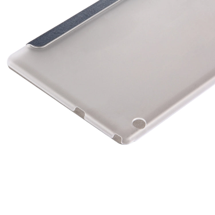 For Huawei  MediaPad T3 10 9.6 inch Silk Texture Horizontal Flip Leather Case with 3-folding Holder