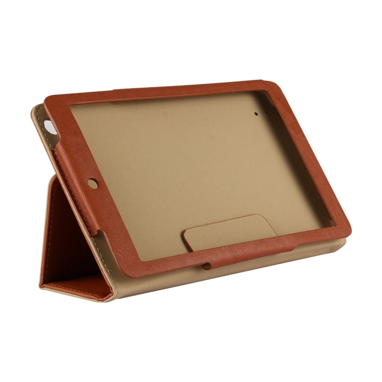 For Teclast  P80h Tablet(S-WMC-2312) & For Teclast  P80 (S-WMC-0481W) & For Teclast  X80 Pro (WMC0001) Bark Texture Horizontal Flip Leather Case with Holder(Brown)