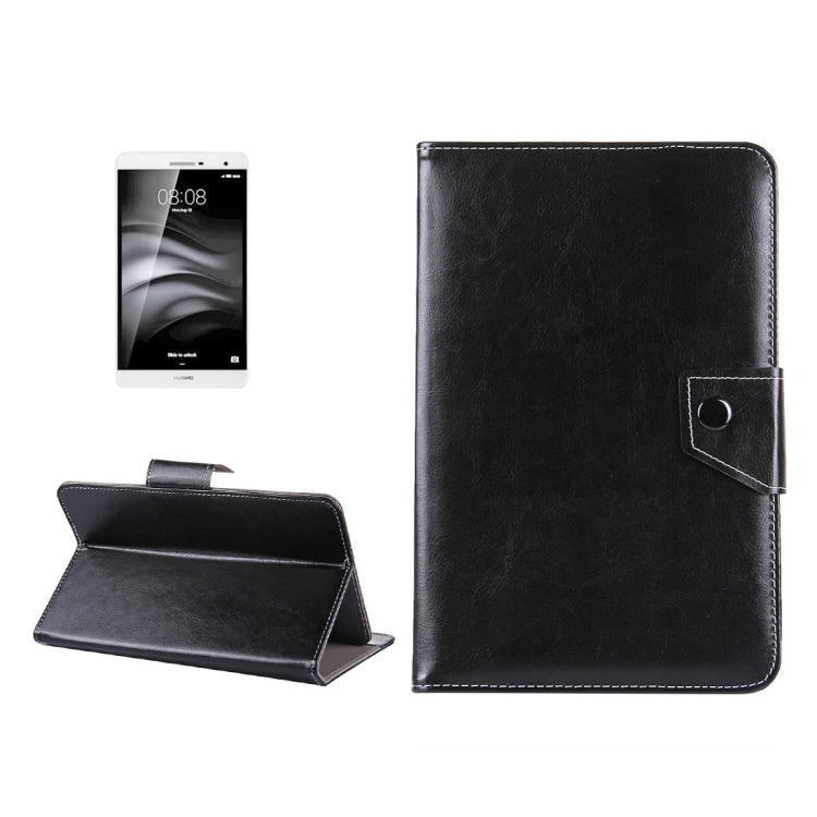 7 inch Tablets Leather Case Crazy Horse Texture Protective Case Shell with Holder for Galaxy Tab A 7.0 (2016) / T280 & Tab 4 7.0 / T230 & Tab Q T2558, Colorfly G708, Asus ZenPad 7.0 Z370CG, Huawei MediaPad T1 7.0 / T1-701u