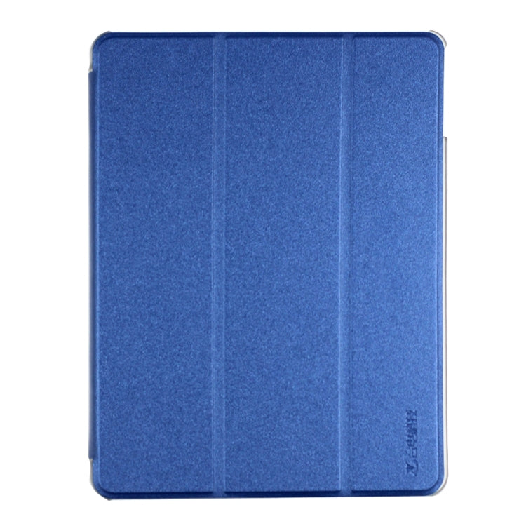 For Teclast  X98 Plus II (WMC0662/WMC0663) & P10HD Frosted Texture Horizontal Flip Leather Case with Three-folding Holder(Dark Blue)