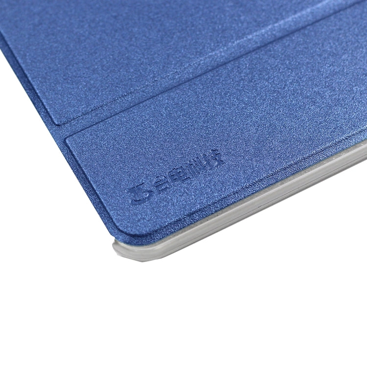 For Teclast  X98 Plus II (WMC0662/WMC0663) & P10HD Frosted Texture Horizontal Flip Leather Case with Three-folding Holder(Dark Blue)