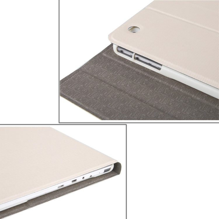 Teclast X98 Plus II (WMC0662/WMC0663) Fashionable 2 in 1 Horizontal Flip Foldable Leather Tablet Case with Full Touch Keyboard(Gold)