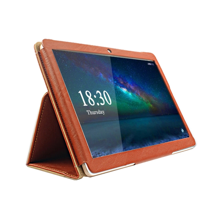 For ONDA  V96 Octa-core / V96 3G Calling Tablet(WMC0006/WMC0667J) Bark Texture Horizontal Flip Leather Case with Holder(Brown)