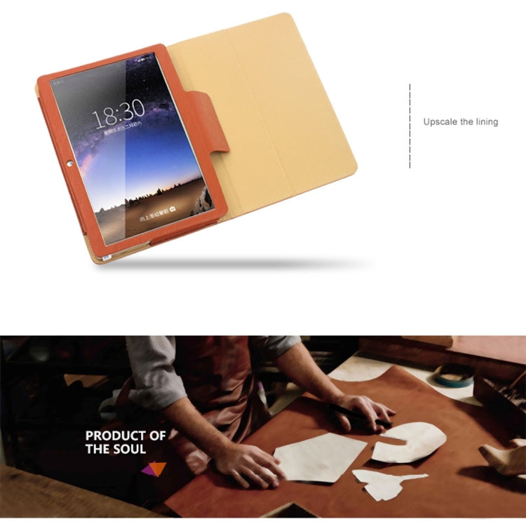 For ONDA  V96 Octa-core / V96 3G Calling Tablet(WMC0006/WMC0667J) Bark Texture Horizontal Flip Leather Case with Holder(Brown)