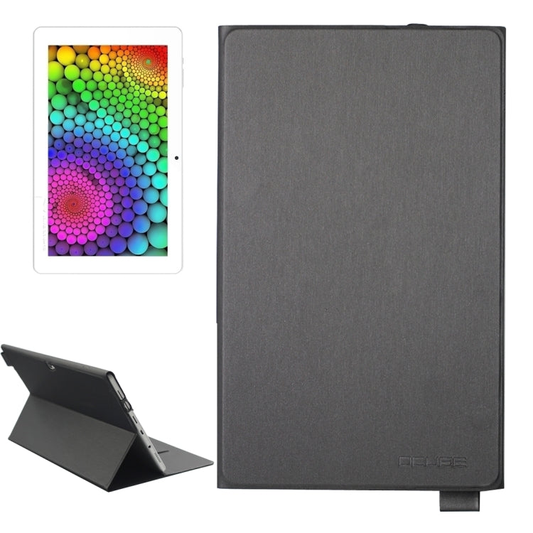 For Cube  U81 Talk 11 Steel Wire Texture Horizontal Flip Leather Case withHolder