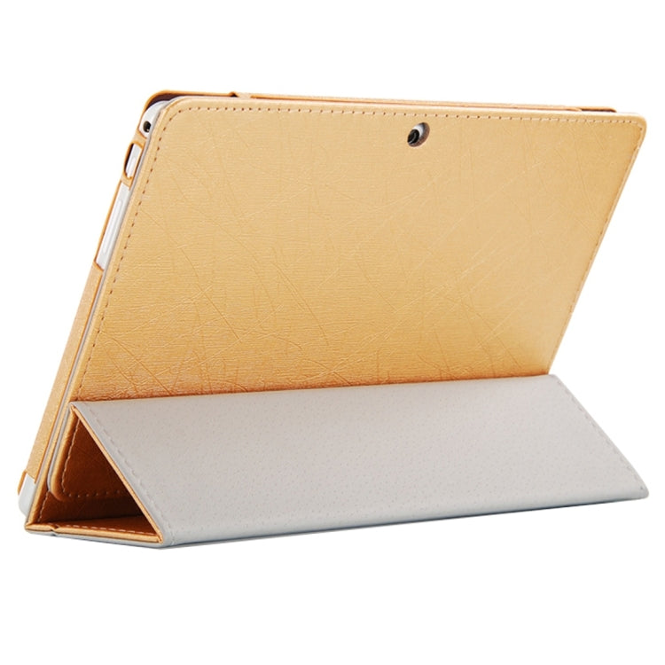 For Cube  U63 / U63GT (WMC0004) Steel Wire Texture Horizontal Flip Leather Case with Three-folding Holder
