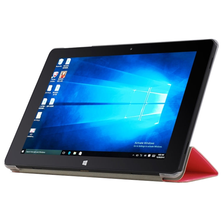 For Cube  i15 iwork10 Flagship (S-WMC-0688) Frosted Texture Horizontal Flip Leather Case with Three-folding Holder