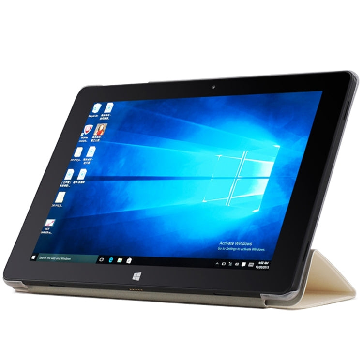 For Cube  i15 iwork10 Flagship (S-WMC-0688) Frosted Texture Horizontal Flip Leather Case with Three-folding Holder