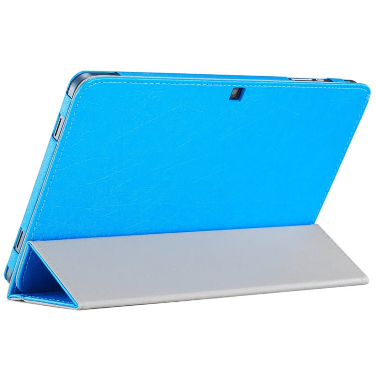 For Cube  i7 Book Tablet (WMC2034) Steel Wire Texture Horizontal Flip Leather Case with Three-folding Holder