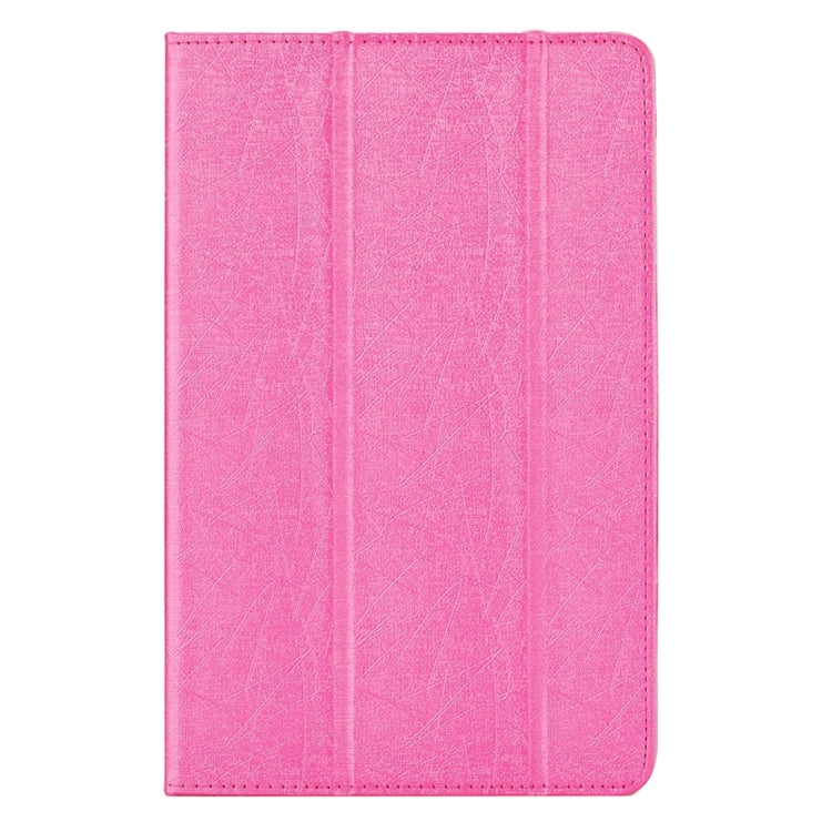 For Cube  i7 Book Tablet (WMC2034) Steel Wire Texture Horizontal Flip Leather Case with Three-folding Holder