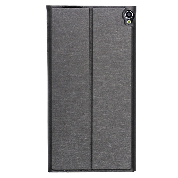 For Cube  WP10 Steel Wire Texture Horizontal Flip Leather Case with Holder(Black)