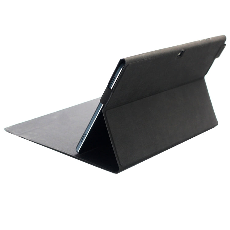 For Cube  i7 Book Tablet (WMC2034) Ultrathin Horizontal Flip Leather Case with Three-folding Holder(Black)