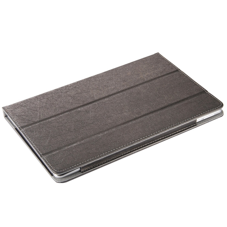 OCUBE for  Teclast Tbook 16 Pro (WMC2030) Steel Wire Texture Horizontal Flip Leather Case with Three-folding Holder