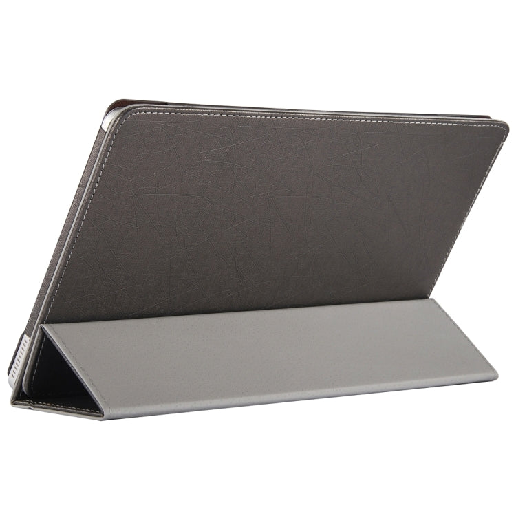 OCUBE for  Teclast Tbook 16 Pro (WMC2030) Steel Wire Texture Horizontal Flip Leather Case with Three-folding Holder