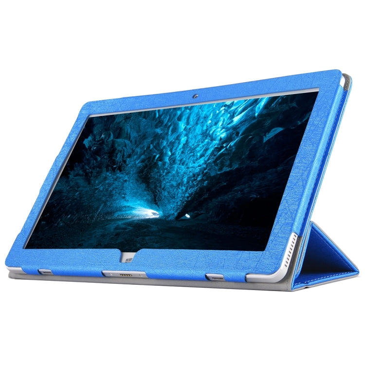 OCUBE for  Teclast Tbook 16 Pro (WMC2030) Steel Wire Texture Horizontal Flip Leather Case with Three-folding Holder