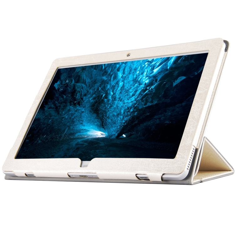 OCUBE for  Teclast Tbook 16 Pro (WMC2030) Steel Wire Texture Horizontal Flip Leather Case with Three-folding Holder