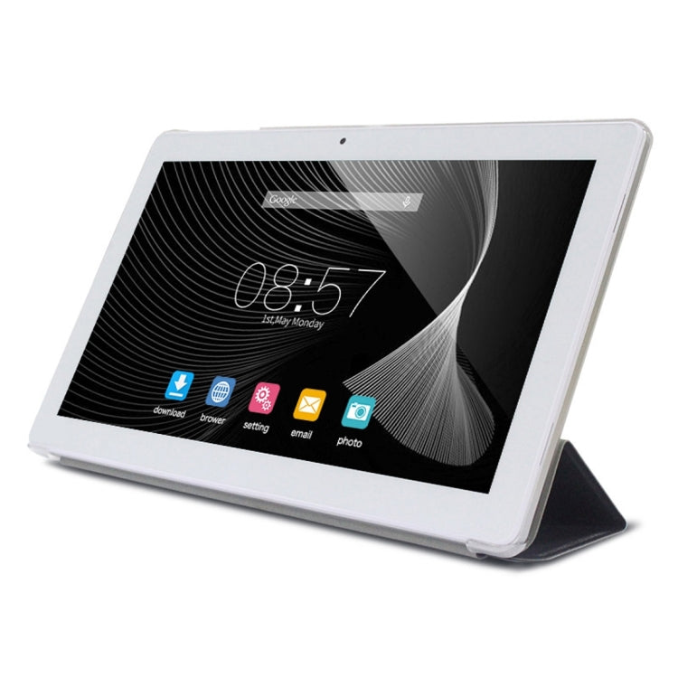 For Cube  iPlay 10 (WMC0186S) Tablet PC Frosted Texture Horizontal Flip Leather Case with 3-folding Holder(Black)