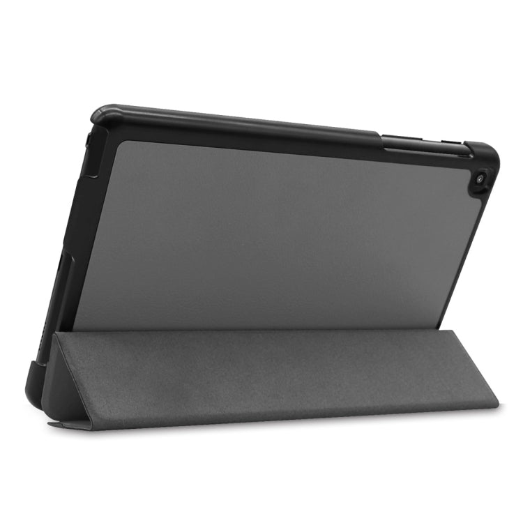 Custer Texture Horizontal Flip Leather Case for Galaxy Tab A 8.0 (2019) P205 / P200, with Three-folding Holder