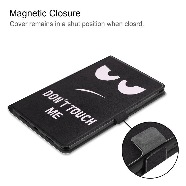Big Eye Me Pattern Cowhide Texture TPU Horizontal Flip Leather Case for Xiaomi Mi Pad 4 Plus, with Holder & Sleep / Wake-up Function