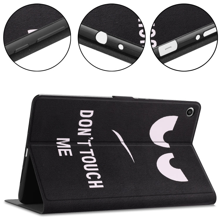 Big Eye Me Pattern Cowhide Texture TPU Horizontal Flip Leather Case for Xiaomi Mi Pad 4 Plus, with Holder & Sleep / Wake-up Function