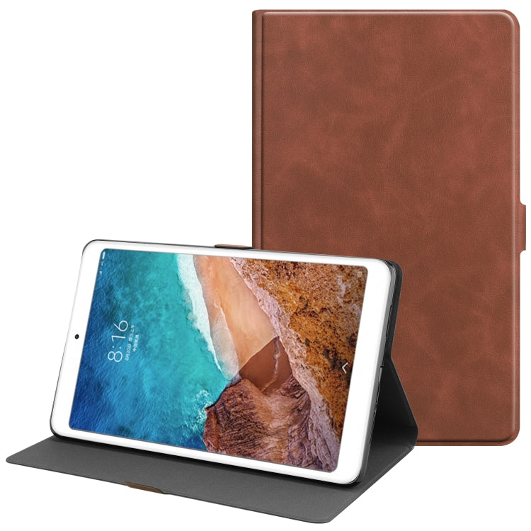 Solid Color Cowhide Texture TPU Horizontal Flip Leather Case for Xiaomi Mi Pad 4 Plus, with Holder & Sleep / Wake-up Function