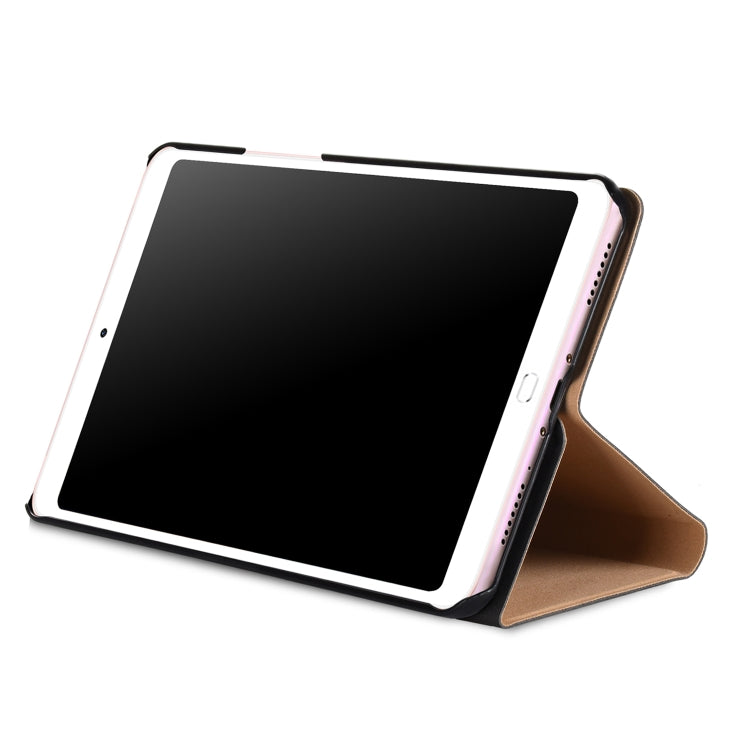 Solid Color Wood Texture PC Horizontal Flip Leather Case for Xiaomi Mi Pad 4 Plus, with Holder & Sleep / Wake-up Function