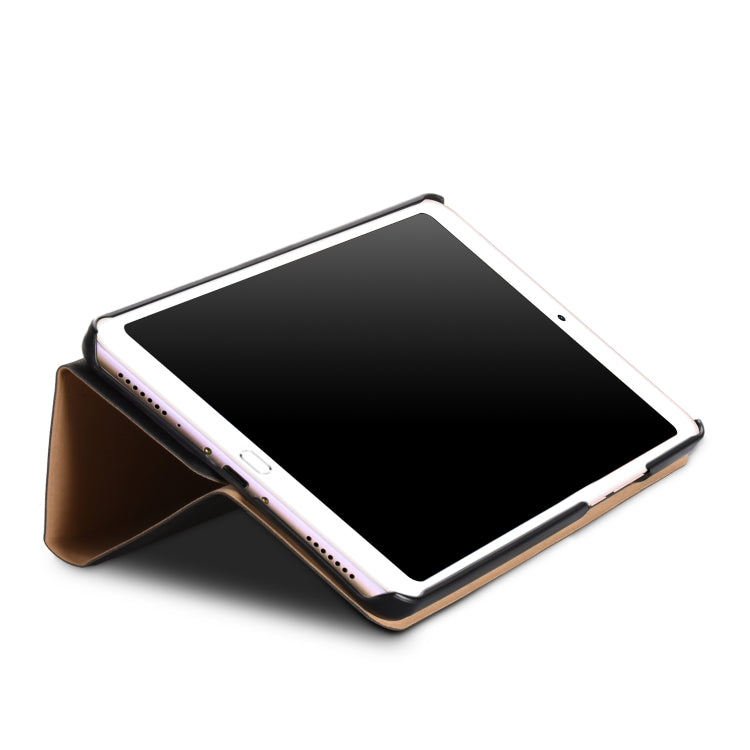 Solid Color Wood Texture PC Horizontal Flip Leather Case for Xiaomi Mi Pad 4 Plus, with Holder & Sleep / Wake-up Function