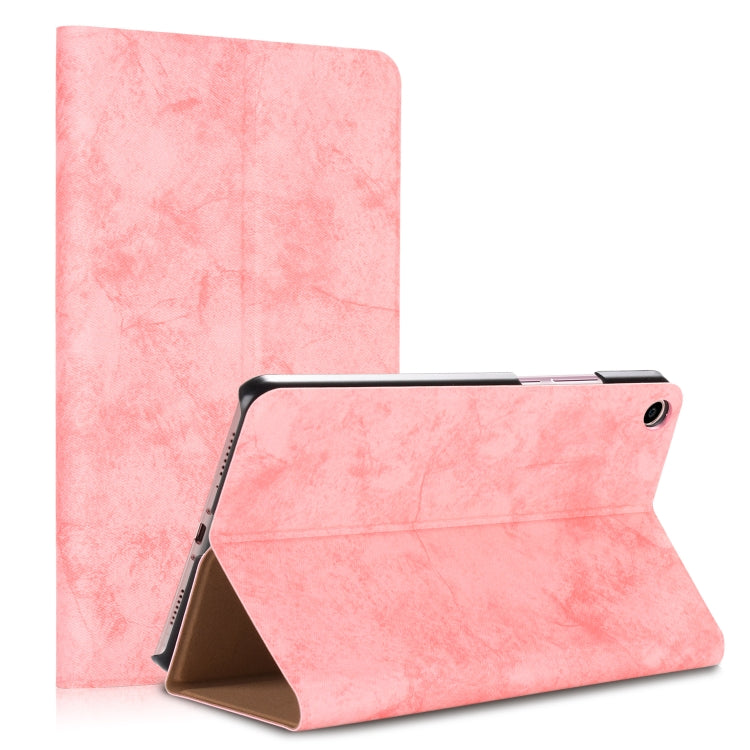Solid Color Wood Texture PC Horizontal Flip Leather Case for Xiaomi Mi Pad 4 Plus, with Holder & Sleep / Wake-up Function