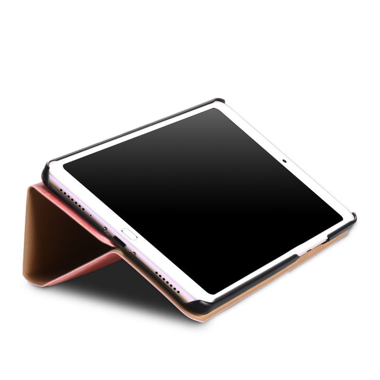 Solid Color Wood Texture PC Horizontal Flip Leather Case for Xiaomi Mi Pad 4 Plus, with Holder & Sleep / Wake-up Function