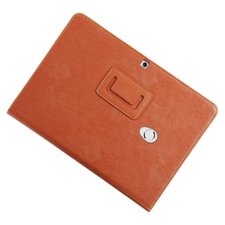 For Teclast  T10 Tablet(WMC2371) Bark Texture Horizontal Flip Leather Case with Holder(Brown)