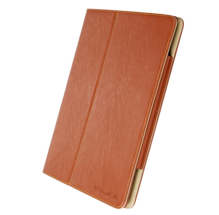 For Teclast  T10 Tablet(WMC2371) Bark Texture Horizontal Flip Leather Case with Holder(Brown)