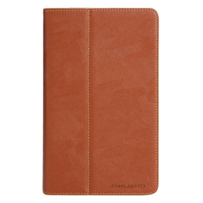 For Teclast  T8 Tablet(WMC2370) Bark Texture Horizontal Flip Leather Case with Holder(Brown)