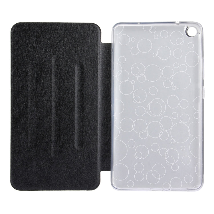 For Lenovo Tab3 7 Plus / 7703X Silk Texture Horizontal Flip Leather Case with Holder