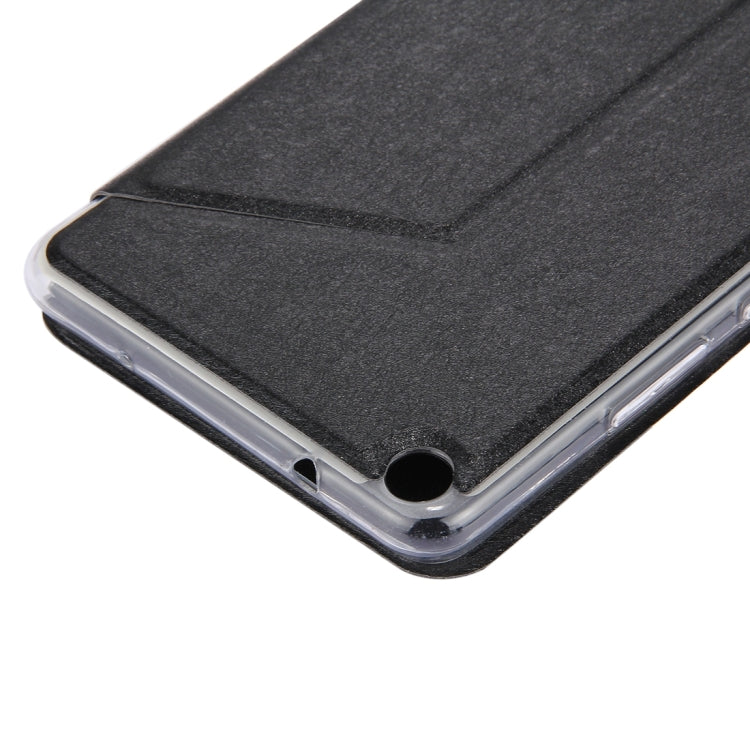 For Lenovo Tab3 7 Plus / 7703X Silk Texture Horizontal Flip Leather Case with Holder