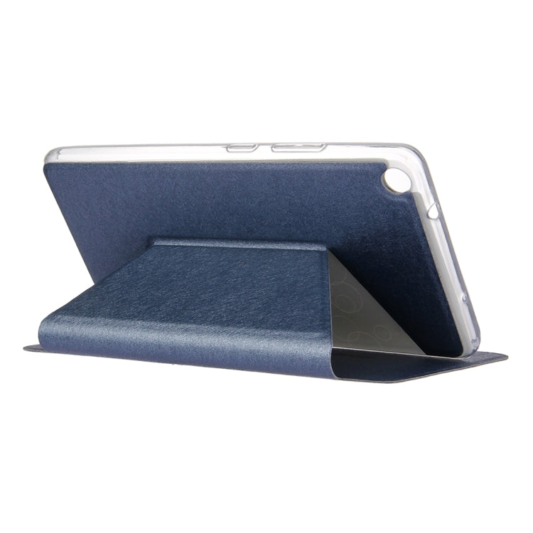 For Lenovo Tab3 7 Plus / 7703X Silk Texture Horizontal Flip Leather Case with Holder