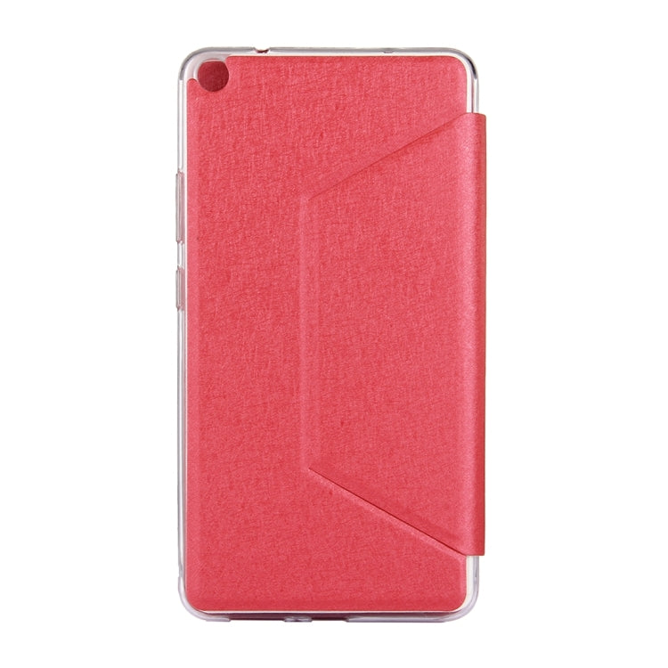 For Lenovo Tab3 7 Plus / 7703X Silk Texture Horizontal Flip Leather Case with Holder