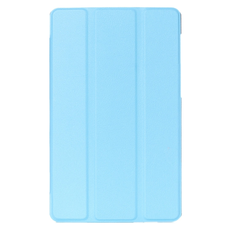 For LG G Pad III 8.0 / V525 Custer Texture Horizontal Flip Solid Color Leather Case with Three-folding Holder